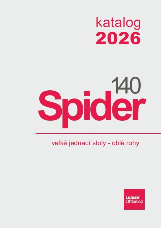Spider 140 články katalog titulní strana jednací stoly velké